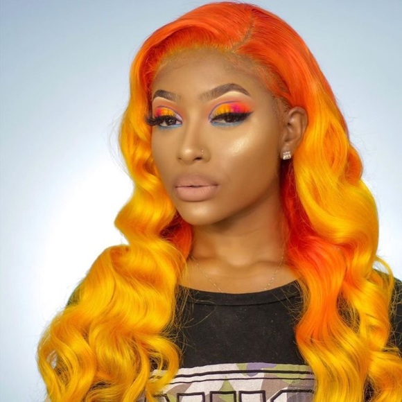 ✨Orange ombré LaceFront WIG *NEW*